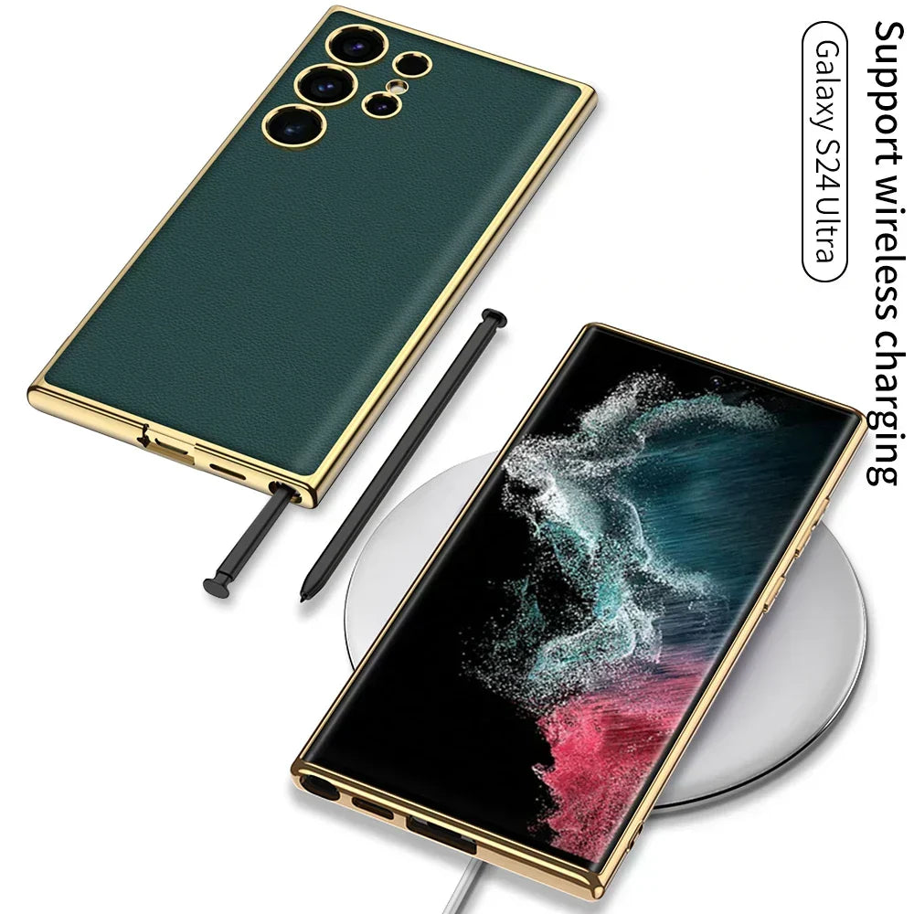 S24 Case Luxury Leather Shockproof - Odin case